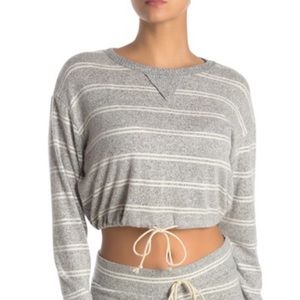 Blue Moon Pink Star midriff top